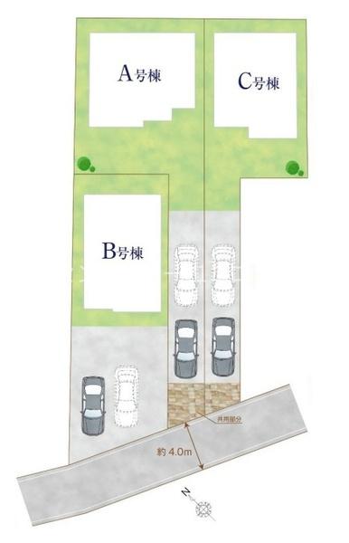 八王子市弐分方町　新築一戸建て・全3棟　Ｂ号棟