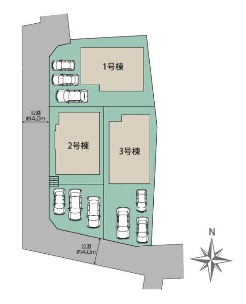 八王子市弐分方町　新築一戸建て　1号棟