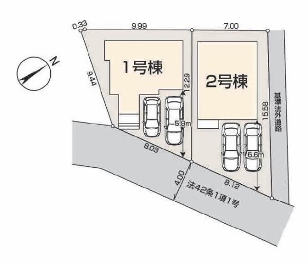 八王子市長房町　新築一戸建て　2号棟