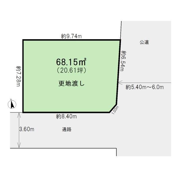 所沢市大字上安松の土地