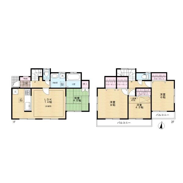東村山市萩山町１丁目の中古一戸建