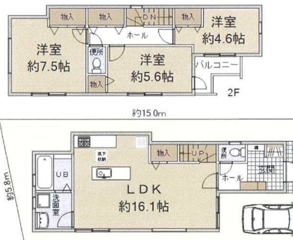 調布市国領町４丁目の新築一戸建