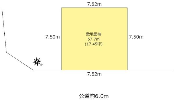 西大袋区画整理土地