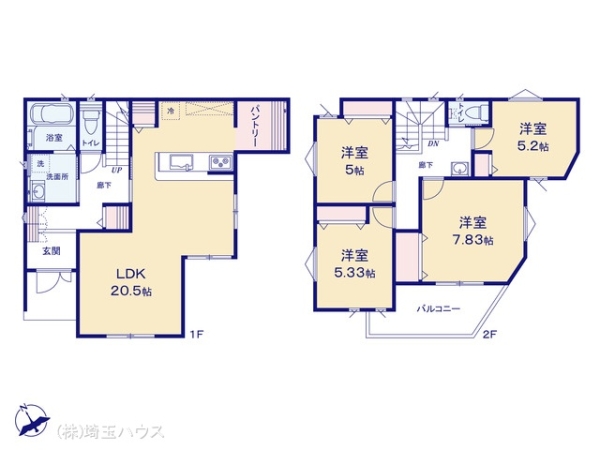 春日部市南中曽根の新築一戸建