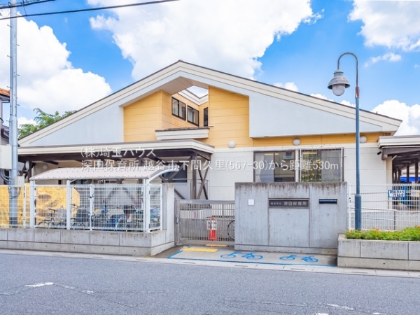 越谷市大字下間久里の新築一戸建(深田保育所)