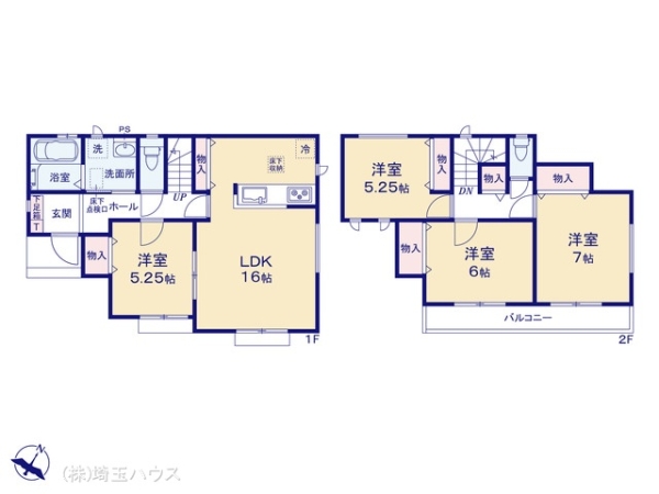 さいたま市岩槻区仲町２丁目の新築一戸建
