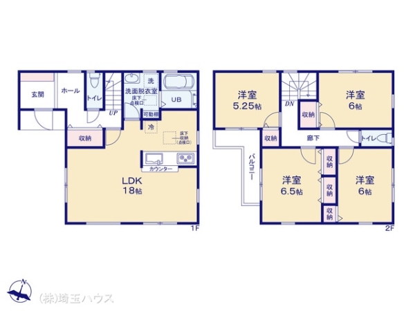 草加市苗塚町の新築一戸建