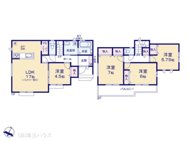草加市青柳７丁目の新築一戸建
