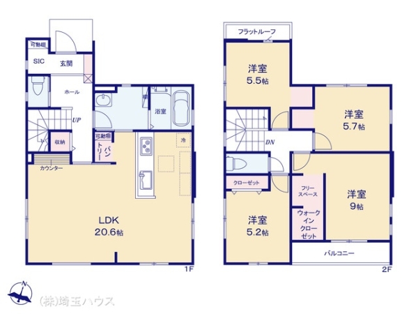 春日部市藤塚の新築一戸建
