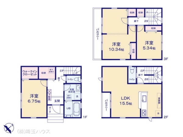 さいたま市岩槻区大字釣上新田の新築一戸建