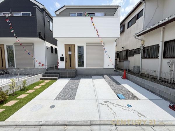 越谷市大字上間久里の新築一戸建(駐車場)
