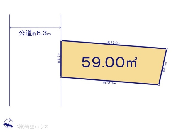 草加市瀬崎２丁目の土地