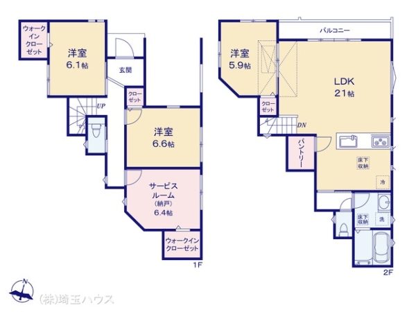 草加市花栗１丁目の新築一戸建