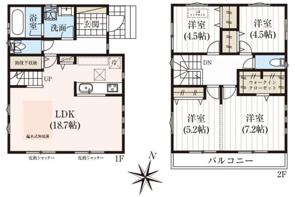 吉川市吉川２丁目の新築一戸建