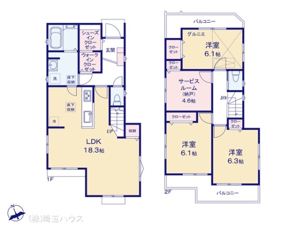草加市吉町３丁目の新築一戸建