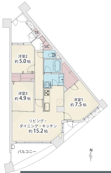ダイアパレス春日部駅前(間取り)