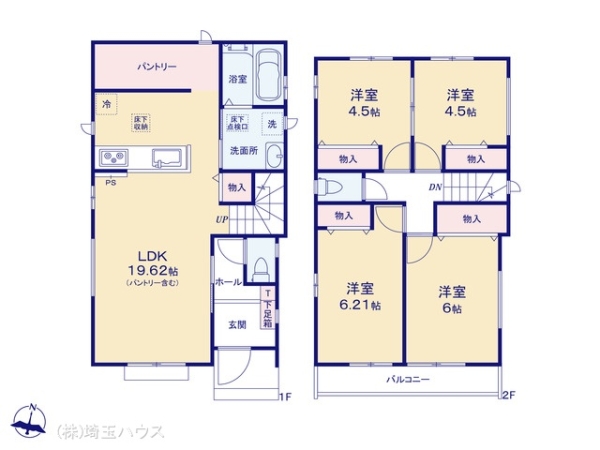 吉川市道庭１丁目の新築一戸建