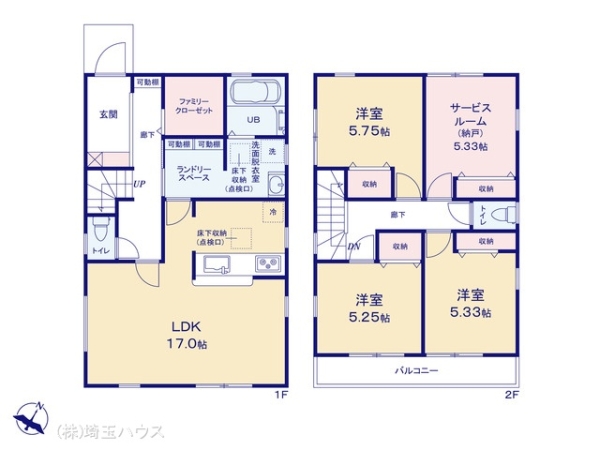 越谷市東越谷６丁目の新築一戸建