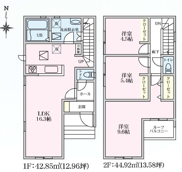 我孫子市青山台２丁目の新築一戸建
