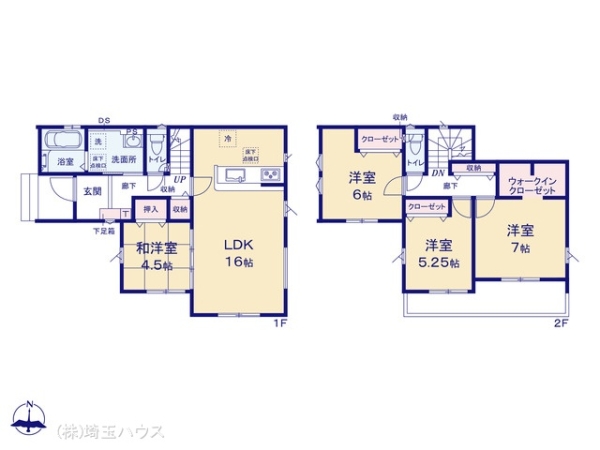 越谷市船渡2期　新築戸建て　全1棟