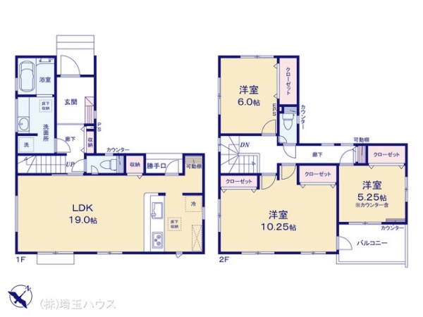 草加市新里町7期　新築戸建て　全5棟