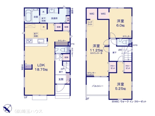 草加市新里町7期　新築戸建て　全5棟