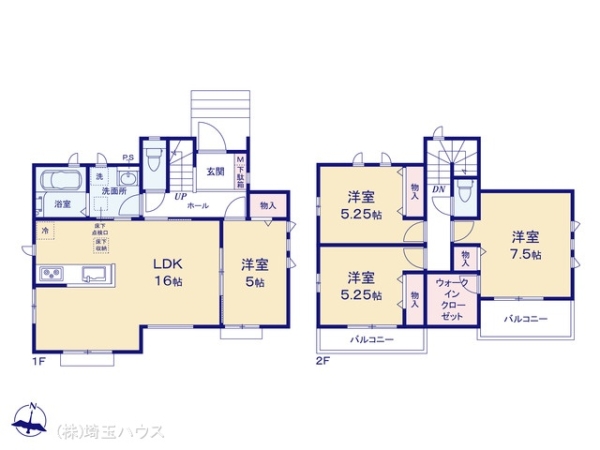 八潮市緑町2丁目21番　新築戸建て　全1棟