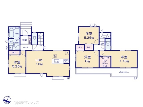 春日部市豊町三丁目　新築戸建て　全1棟