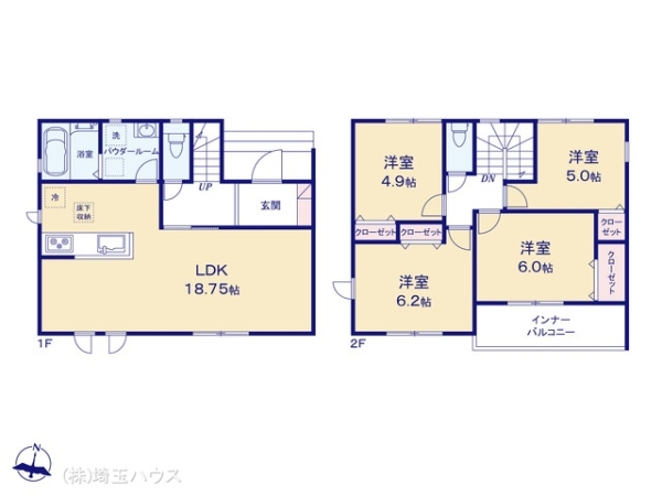 草加市苗塚町　第１期　新築戸建て　全１６棟