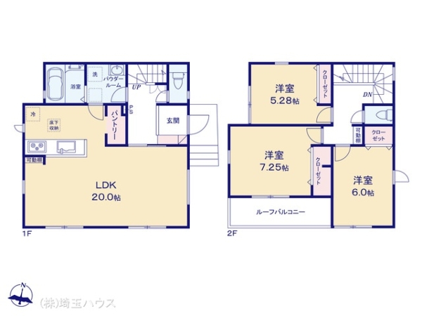 草加市苗塚町　第１期　新築戸建て　全１６棟