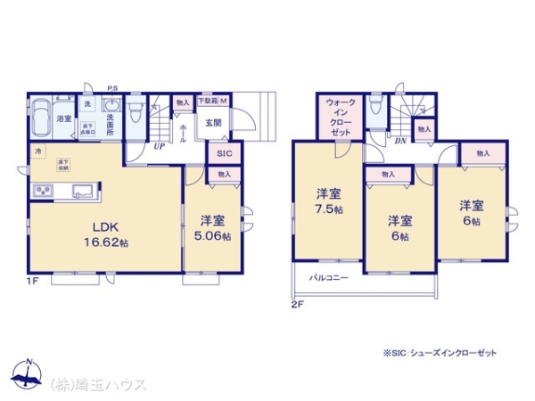 草加市谷塚仲町　新築戸建て　全６棟
