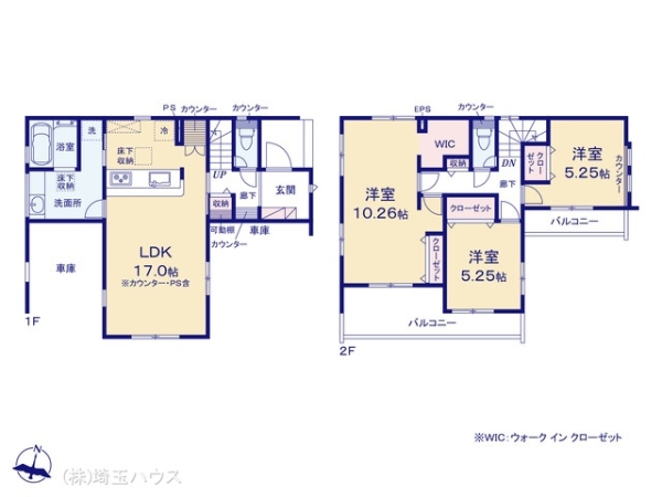 久喜市栗原2丁目3期 新築戸建て 全1棟
