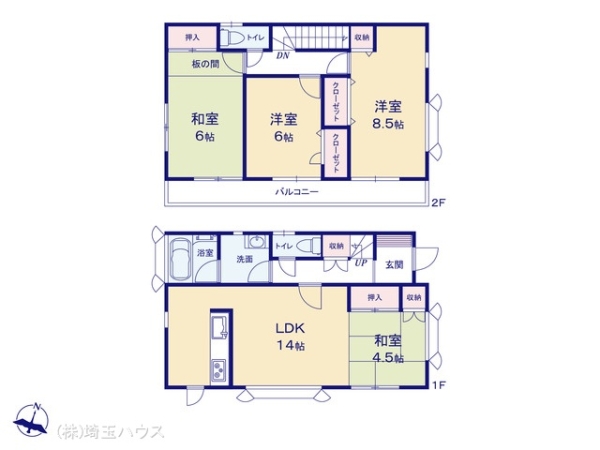 北葛飾郡松伏町ゆめみ野東２丁目の中古一戸建て
