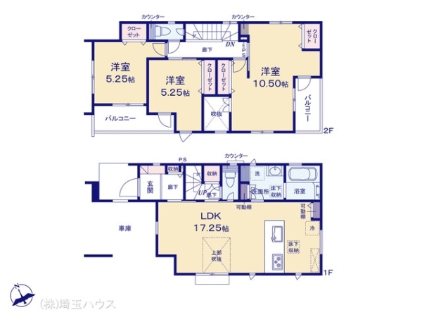 さいたま市見沼区東大宮3丁目3期　新築戸建て　全1棟