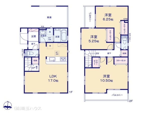 春日部市備後西2丁目3期　新築戸建て　全1棟