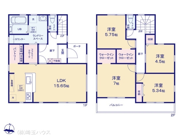 岩槻区城南1期　新築戸建て　全3棟
