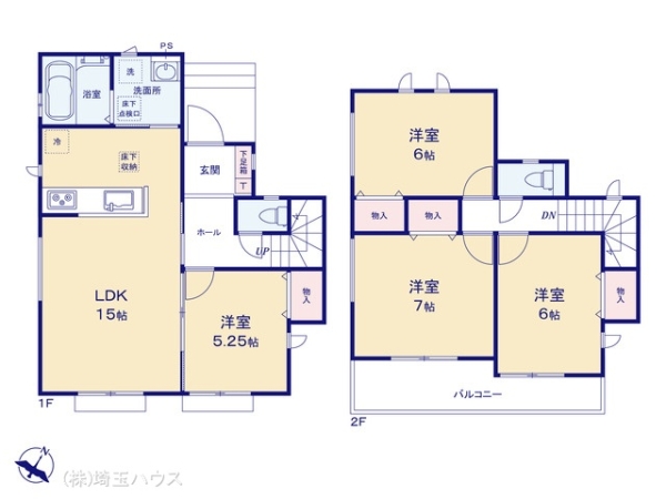 さいたま市岩槻区加倉4丁目　新築戸建て　全1棟