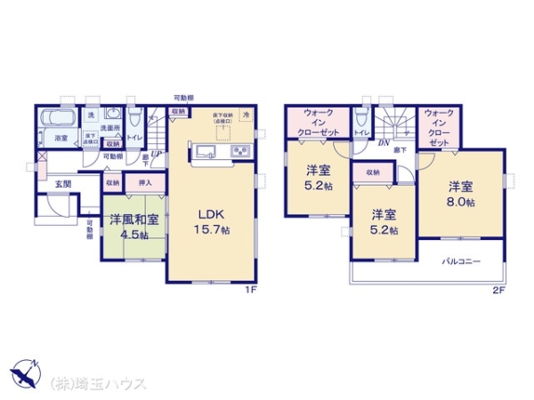 岩槻区上野3期 新築戸建て 全3棟