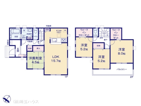 岩槻区上野3期 新築戸建て 全3棟