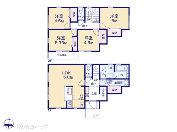 見沼区堀崎町 新築戸建て 全3棟