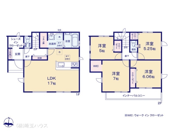 草加市稲荷12期　新築戸建て　全2棟