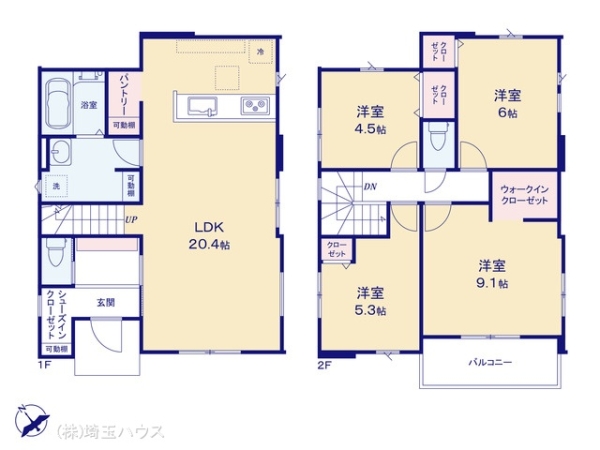 三郷市戸ヶ崎15期 新築戸建て 全4棟