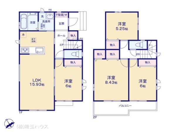 草加市清門三丁目66番 新築戸建て 全3棟