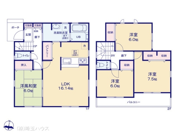 春日部市大沼第3　新築戸建て　全6棟