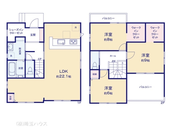 越谷市千間台西28期　新築戸建て　全1棟