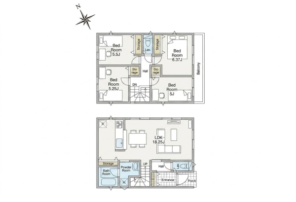 三郷市早稲田第28　新築戸建て　全4棟
