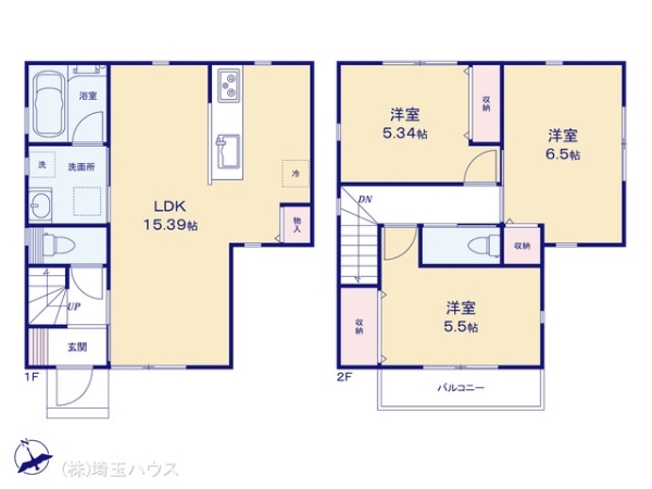 越谷市宮本町三丁目 新築戸建て 全1棟