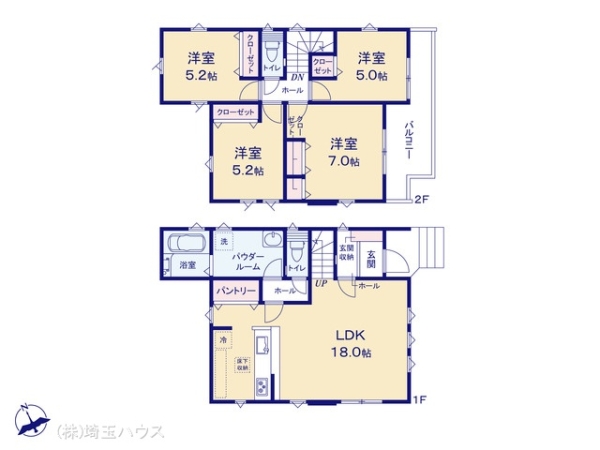 越谷市赤山町1期　新築戸建て　全1棟