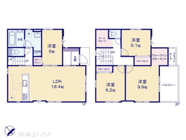 北葛飾郡松伏町11期　新築戸建て　全3棟