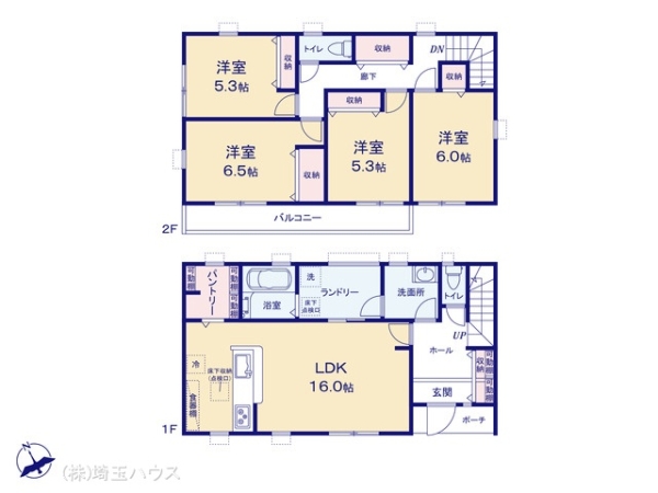 岩槻区黒谷　新築戸建て　全1棟
